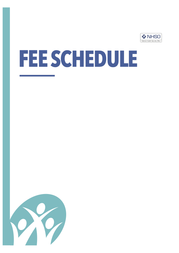 FEE SCHEDULE